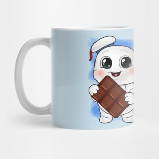 Chibi Stay Puft Marshmallow Man Smore Time! Mug